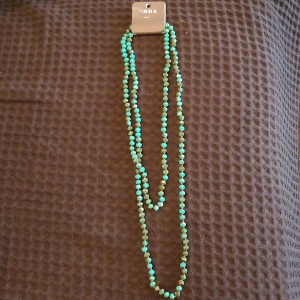 60" beaded necklace